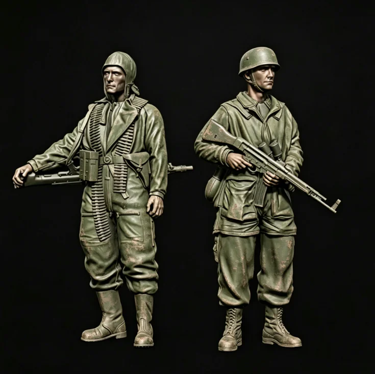 

1/24 Resin Soldier model kits Need to assemble and color by oneself A-2277