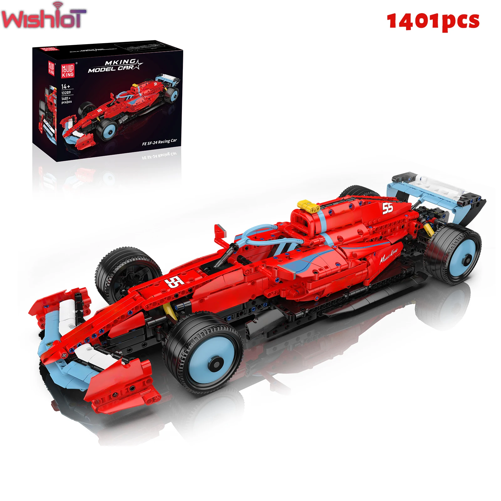 

Mould King 13209 SF-24 Racing Car Building Block Speed Sprts Car Champion Technical Vehicle Model Assembly Toy Kid Birthday Gift