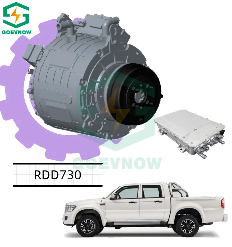 2025 محرك كهربائي عالي الجودة لشاحنة خفيفة 3.5 طن RDD730 محرك مباشر محرك السيارة الكهربائية لشاحنة خفيفة مقاوم للماء التيار المتناوب Mo