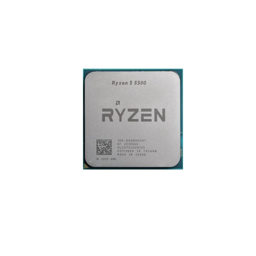 Novo Processador Desktop Ryzen 5 5500 de 6 Núcleos - 12 Threads 3.6 GHz (4.2 GHz Max Boost) Socket AM4 Desbloqueado R5 5500