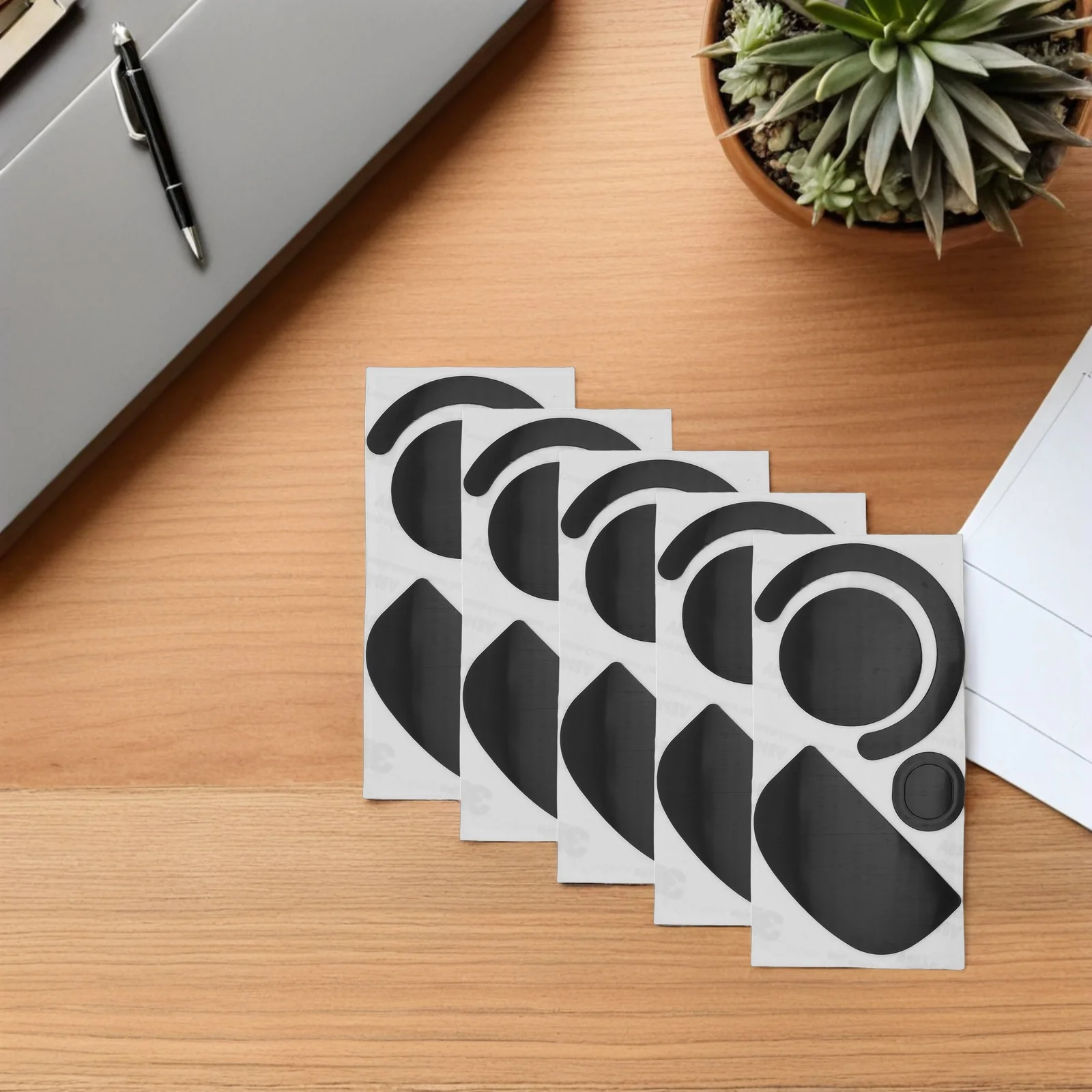5 Sheets Mouse Skates Stickers Pads for Gaming Mice Replacement Feet with Strong Adhesion Smooth Glide on Any Surface DIY Mouse