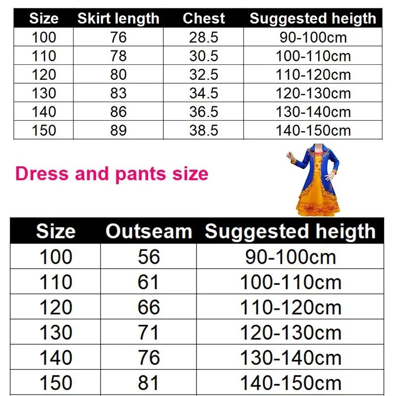 HN8 소녀 미라 로얄 형사 코스프레 드레스 소녀 할로윈 의상 어린이 카니발 코스프레 애니메이션 그림 로리타 공주 C)4Dc
