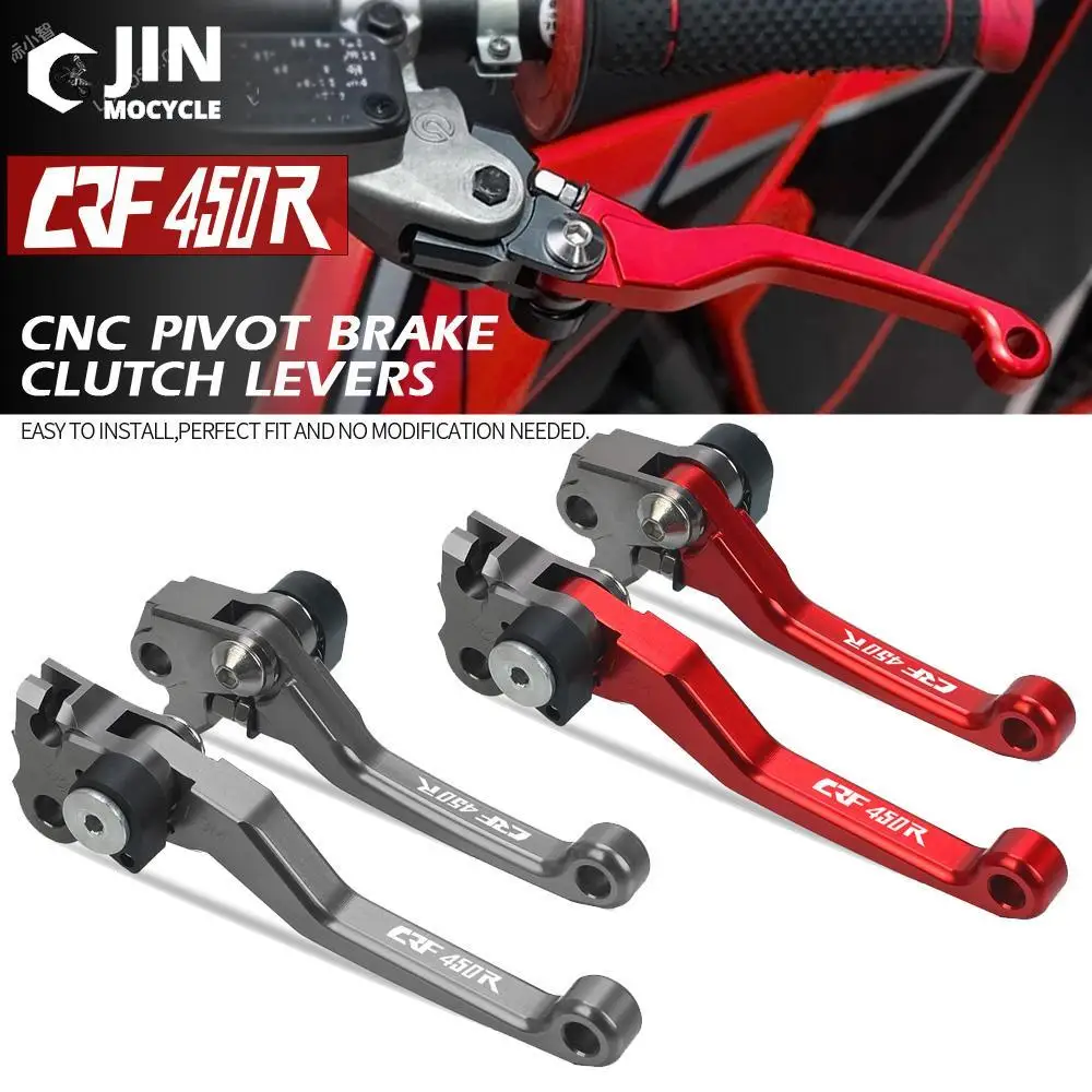 

Motocross Foldable Pivot Dirt Bike CNC Brake Clutch Levers Cable Lever Handle For HONDA CRF450R 2007-2018 2017 2016 2015 2014