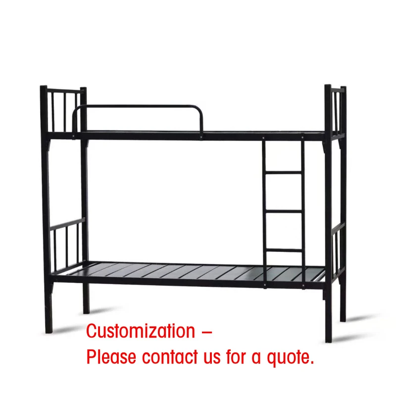 custom.Heavy Duty Steel Bunk Bed Adults/Kids with Ladder School and Apartment Dormitories