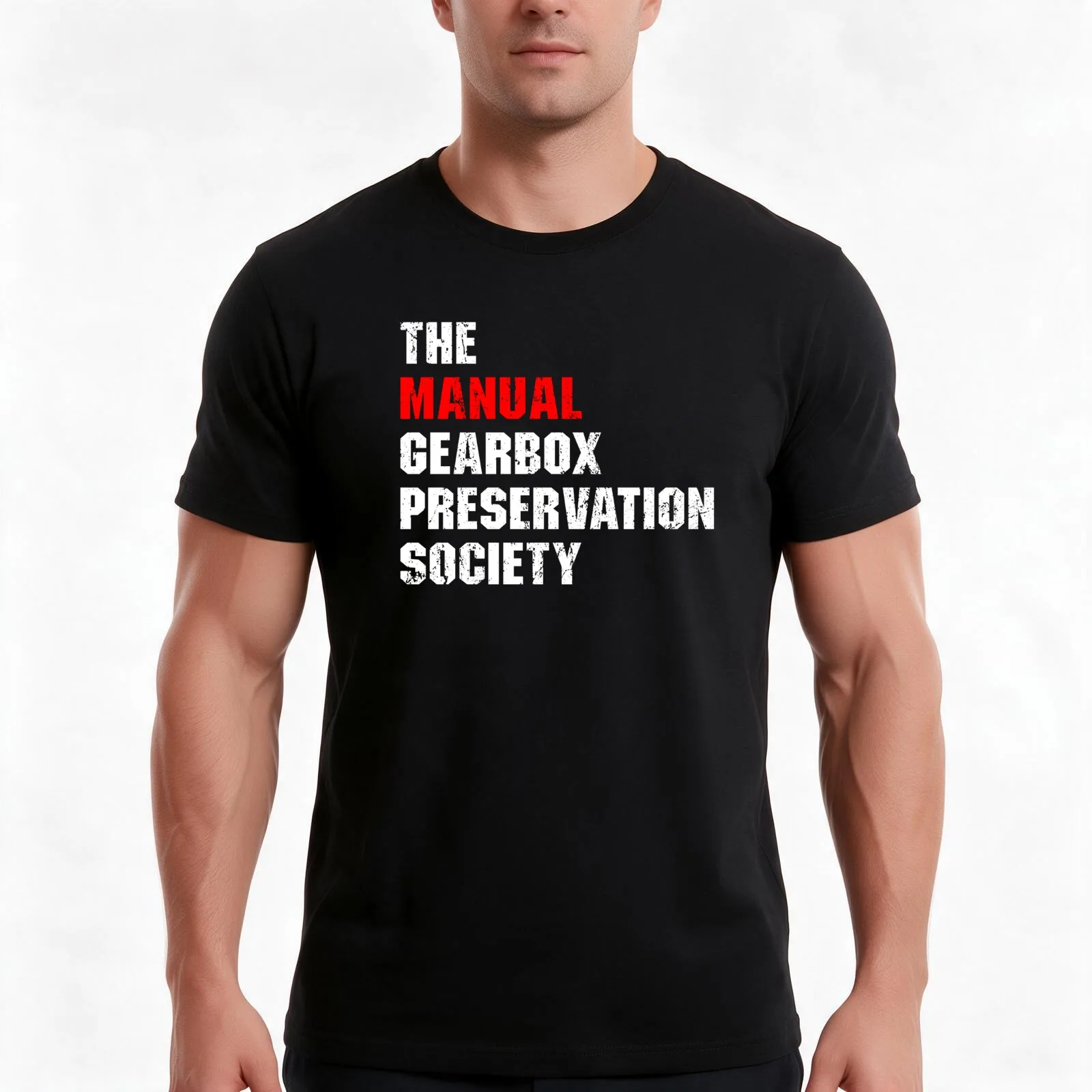 The Manuals Preservation Society T-Shirt Summer Casual Cotton Tee Oversized Streetwear Tops Vintage Graphic Print