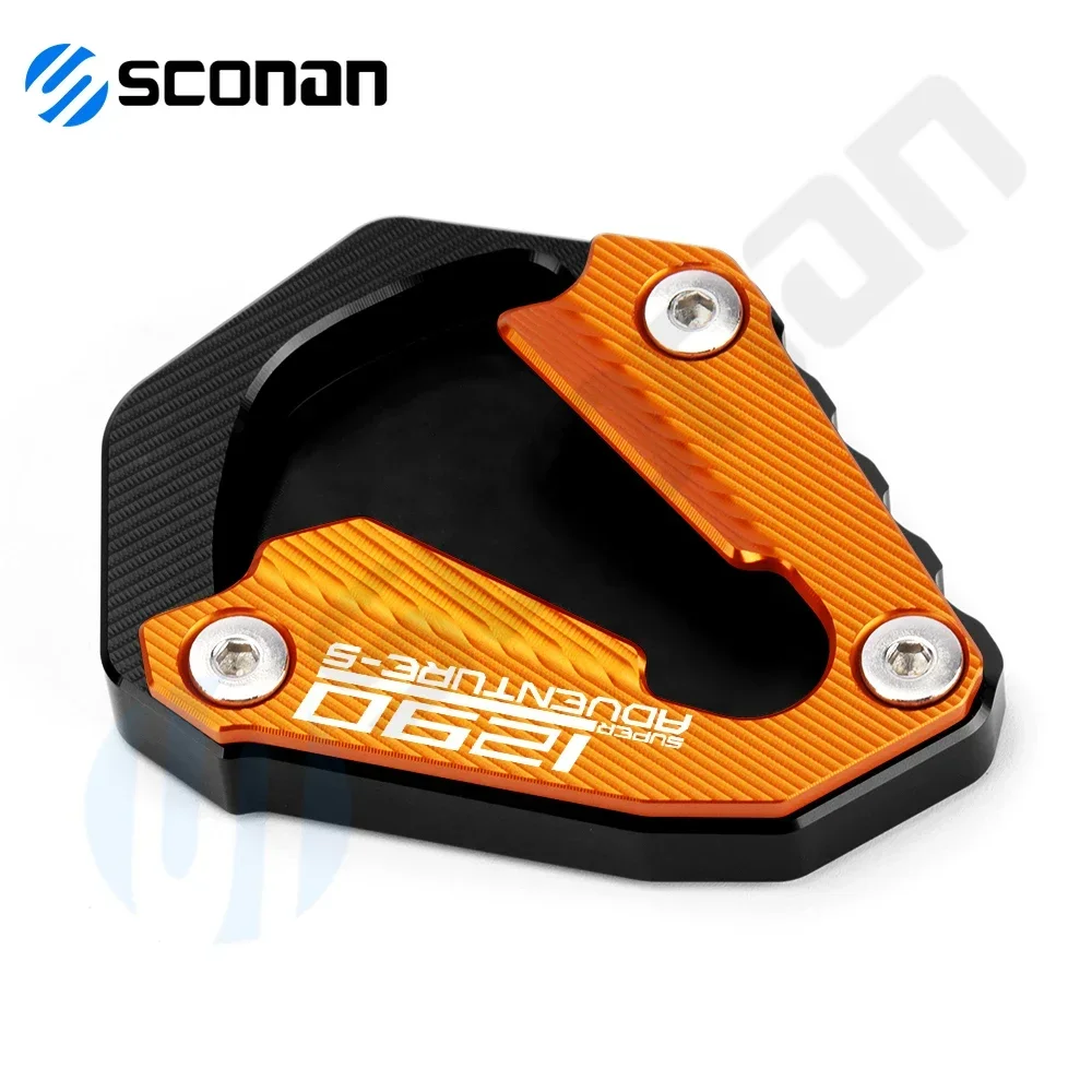 Для KTM 1290 ADVENTURE S 1290ADV SUPER ADVENTURE S 1290S аксессуары для мотоциклов 2021 2022, боковая подставка, удлинительная пластина, накладка