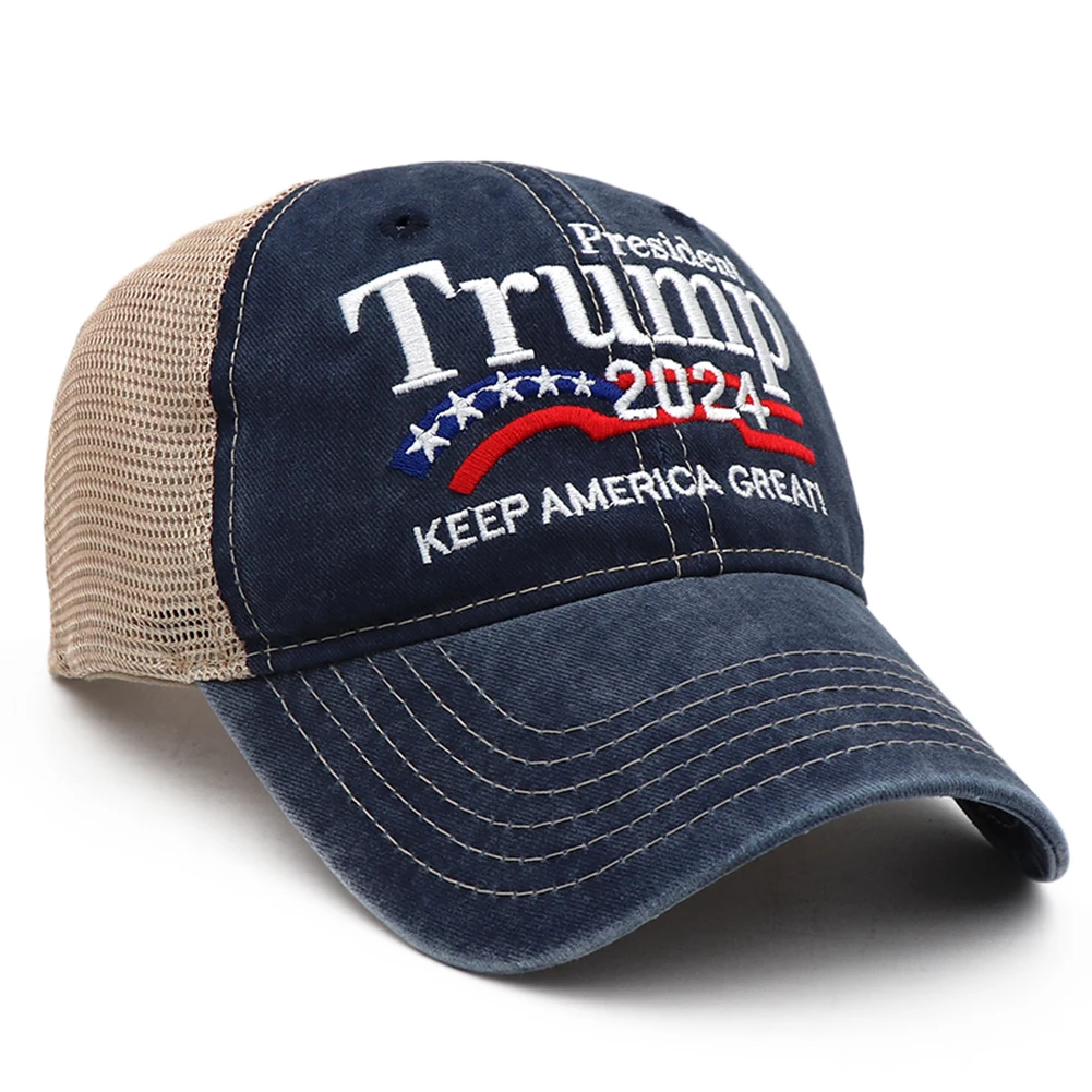 MAGA Hat! 2024 Trump Duck Tongue Hat Keep America Great 3D Embroidery Adjustable Sports Hat