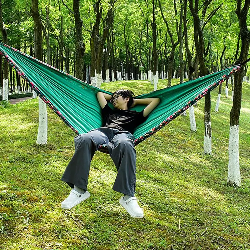 Camping Hammock 106 X 55 Inch Lightweight Hammock 661 Lb Load Capacity Hiking Gear For Hiking Travel Yard Activities