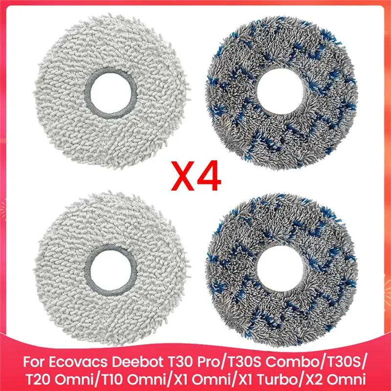 

Сменные насадки для швабры HOT-Mop для Ecovacs Deebot T30 Pro / T30S Combo / T30S / T20 Omni / T10 Omni / X1 Omni / X1 Turbo / X2 Omni