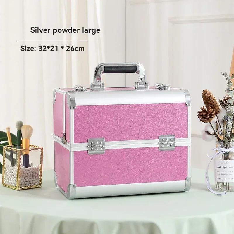 

Upgrade Tool Large Capacity Tattoo Toolbox Portable Makeup Case Professional Makeup Artist Nail Art Beauty Storage Box