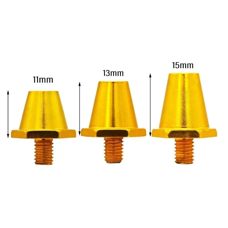 12 Buah Kancing Sepak Bola Pengganti Aluminium, Kancing Sepatu Sepak Bola Pengganti Kancing Sepak Bola untuk Sepatu Sepak Bola