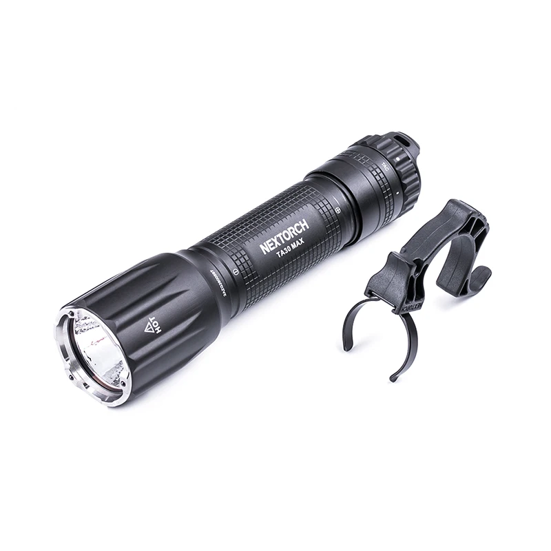 Bâle fox-Anneau de lampe de poche DulFlashlight FR-2, compatible avec une torche d'un diamètre allant de 25 à 27mm, en acier et en nylon