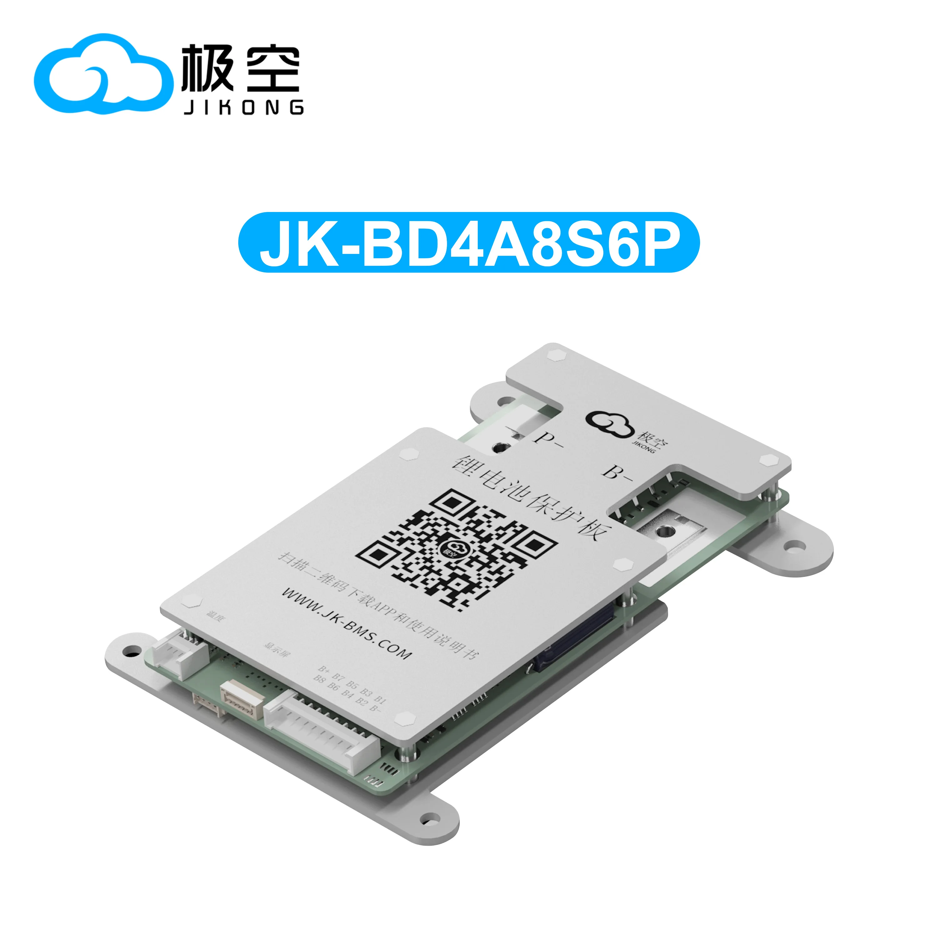 JIKONG BMS 4S 5S 6S 7S 8S Lifepo4 BMS 12V 24V WITH 0.4A Active BMS 40A 60A Lifepo4 Li-Ion Lto Battery Smart BMS
