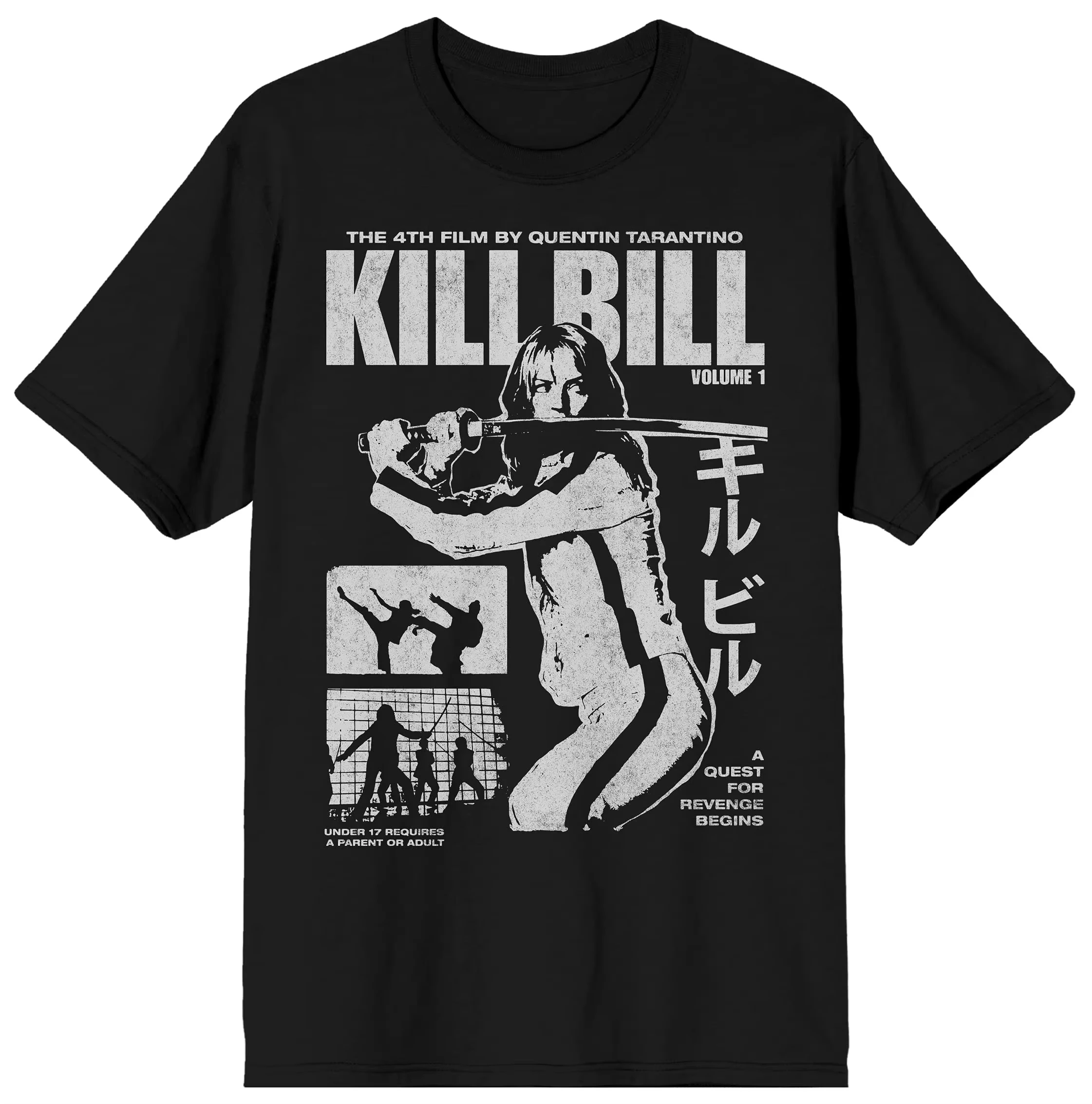 Women's Loose Kill Bill Horror MovieT-Shirt Vintage Tee Men Oversized Cotton Casual Harajuku Summer Short Sleeve Comfortable Top