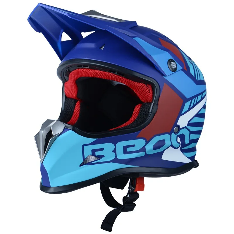 

BEON Motorcycle Rally Helmet Locomotive Racing Off-Road Helmet Four Seasons Universal Summer Motorcycle Travel Helm