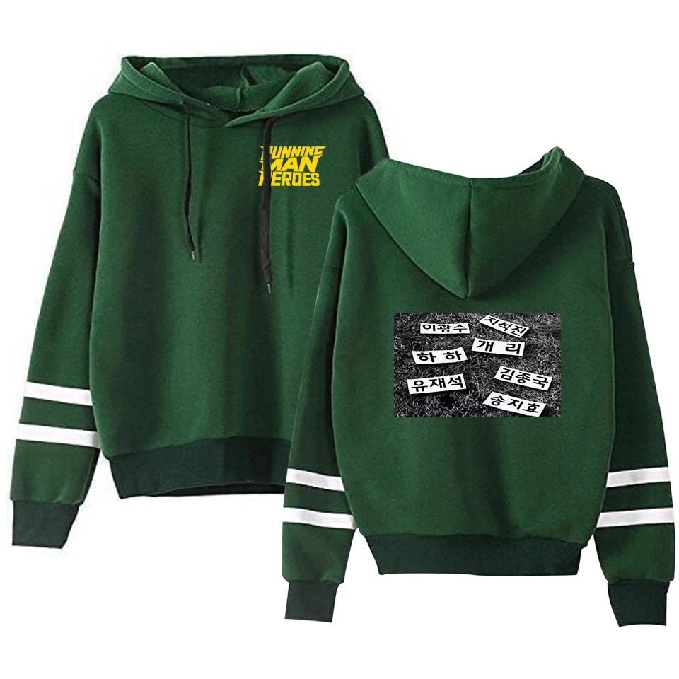 2026 تشغيل رجل كوريا الواقع التلفزيوني مخصص هوديي النساء/الرجال طويلة الأكمام قمصان سويت شيرت بقلنسوة عادية متنوعة عرض الشارع الشهير