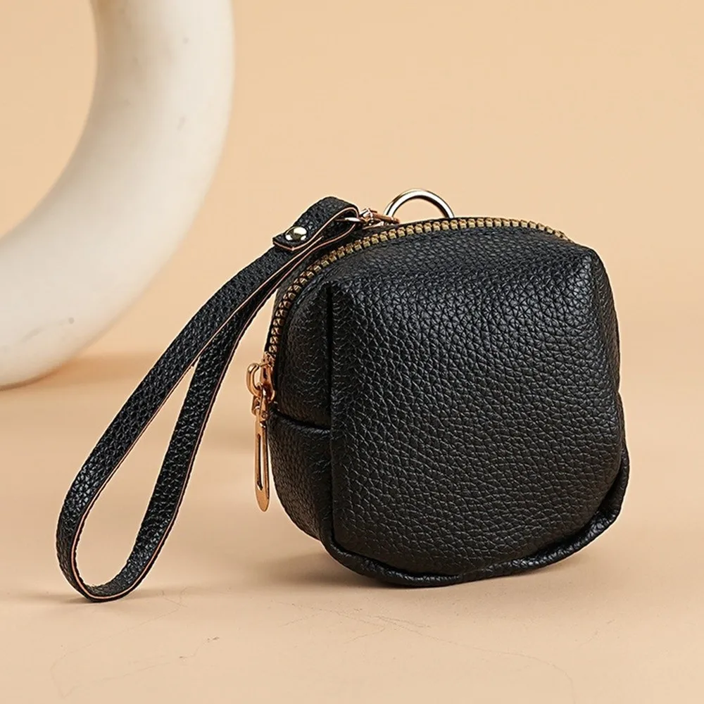 حقيبة مفاتيح سيارة جلدية ناعمة عملية فاخرة متعددة الوظائف حقيبة تخزين صغيرة منظم أحمر الشفاه محفظة صغيرة أنيقة للعملات المعدنية يوميًا #2