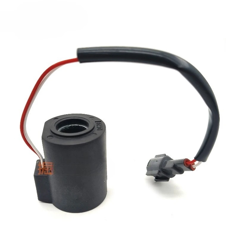 For Kato HD512 820 1023 1430-1 -2- 3 Pilot Solenoid Valve Coil, Rotation Rotation Excavator Parts
