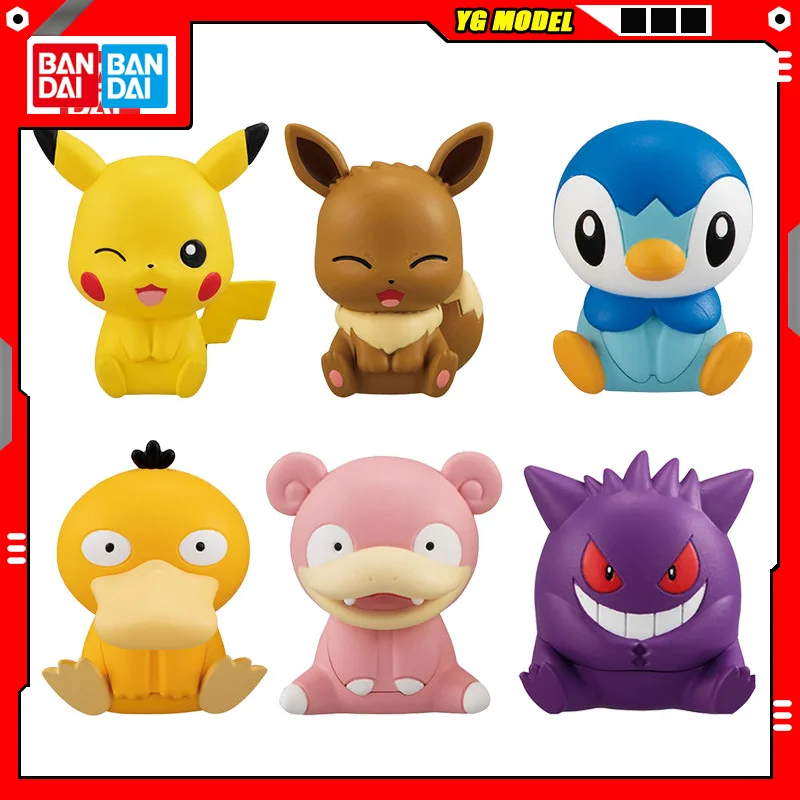 figuras-de-accion-pokemon-de-bandai-modelo-eevee-psyduck-slowpoke-totodile-bola-gashapon-adorno-coleccionable-en-forma-de-clip-3-juguetes-originales