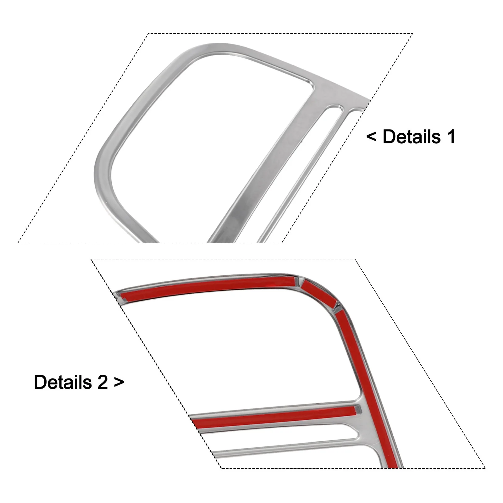 Center Console Control Panel Molding Cover Trim For Vauxhall For Mokka 2013-2016 Polished Sophisticated Look Perfect Fit