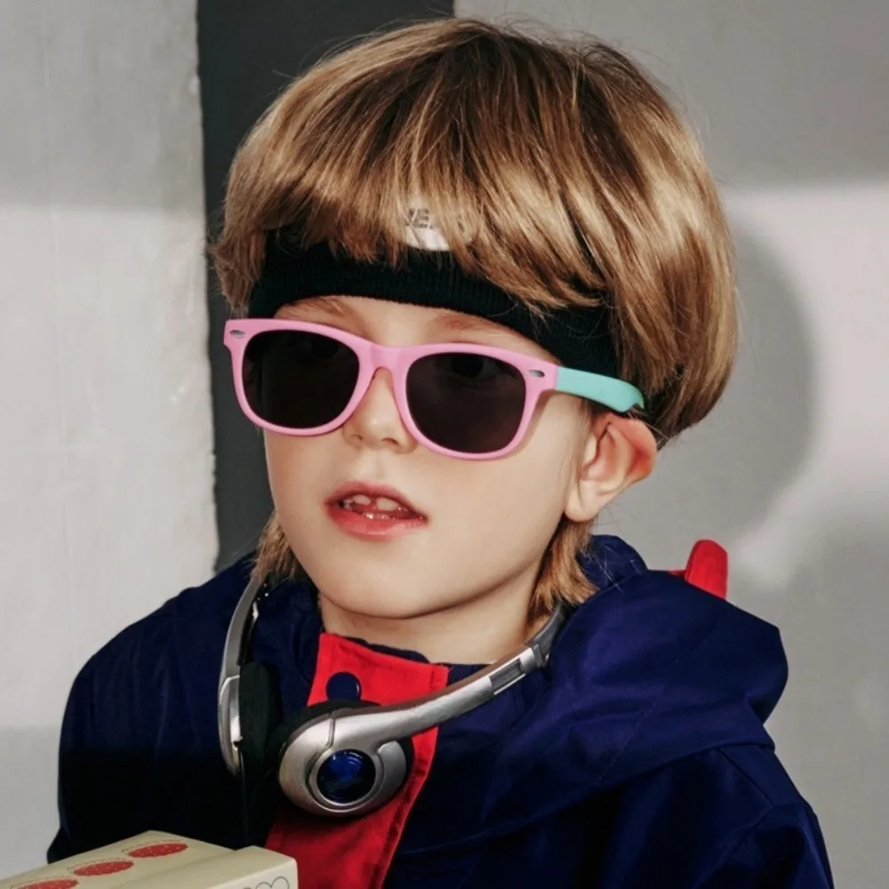 نظارات شمسية عصرية مضادة للأشعة فوق البنفسجية مستقطبة TAC خفيفة الوزن للأطفال نظارات شمسية رائعة ذات ألوان كبيرة للجنسين