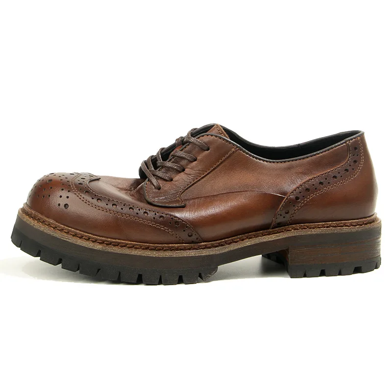 YETTIES Brogue Shoes Brown 3