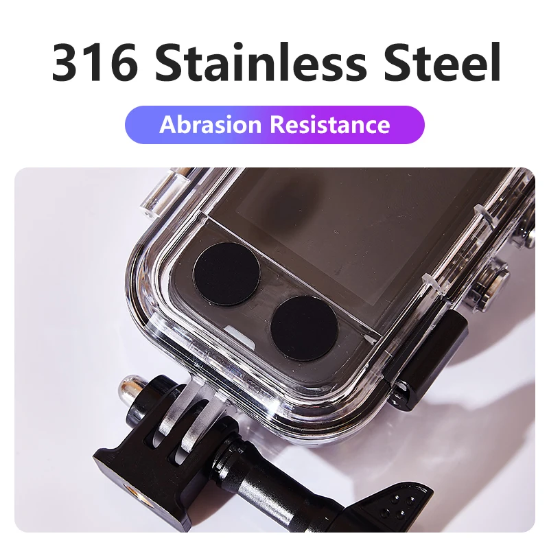Dive Case For Insta360 X4 Waterproof Case Housing Underwater 60m Protector Invisible 360° Fully Diving Shell Accessories