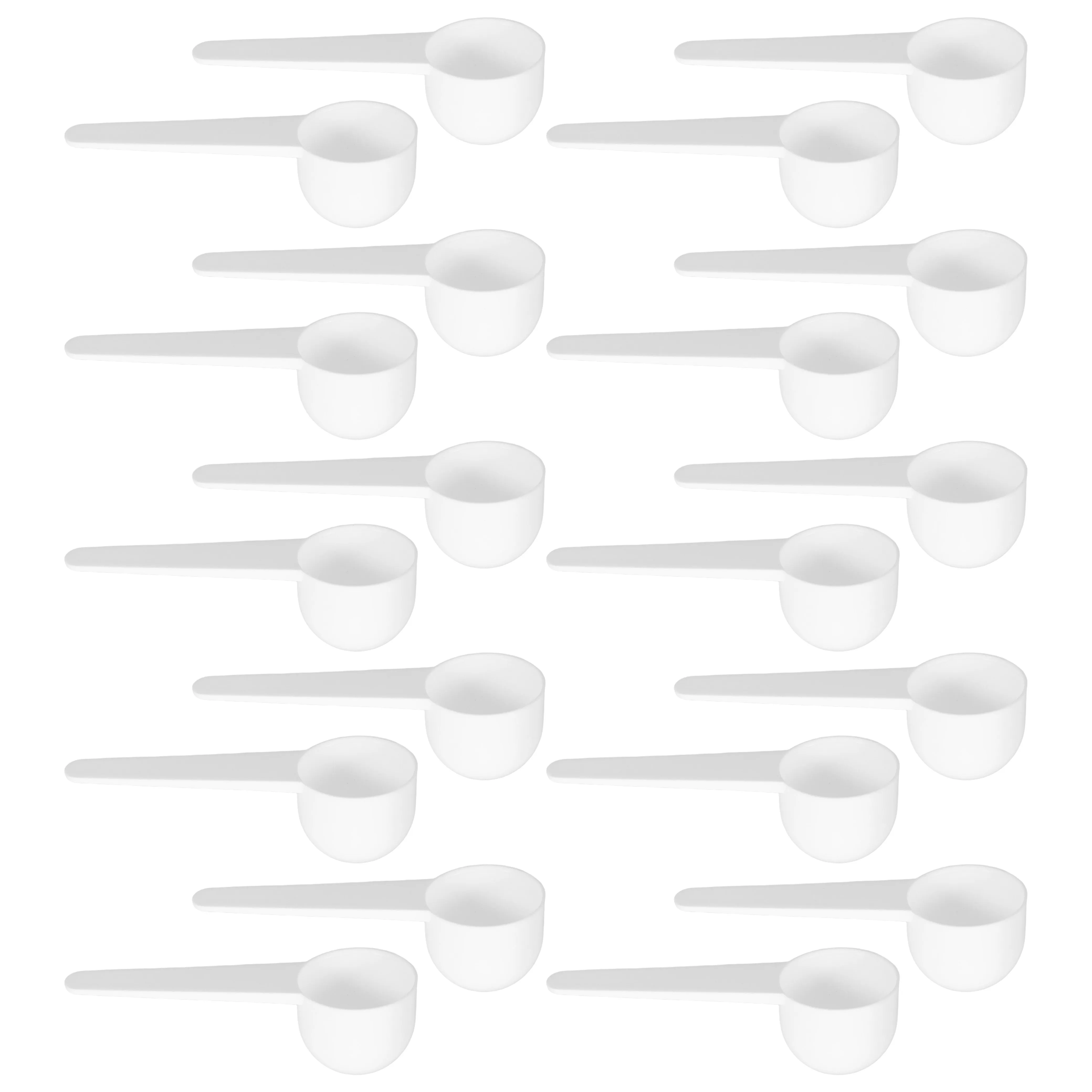 100Pcs Gram Measuring Scoop 10G Multipurpose Powder Scoop for Protein Coffee Milk Formula Baking Sugar Tea Dosing Spoon