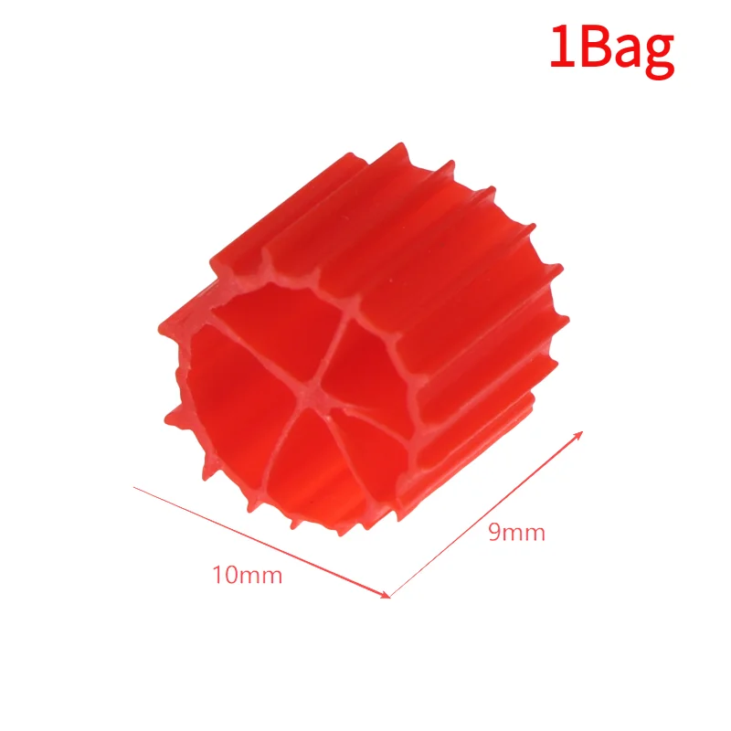 1Bag Wihte Red K1 Filter Media Biological Filtration Media Bio Ball Water Treatment For Fish Tank Aquarium Pond Water Filtration