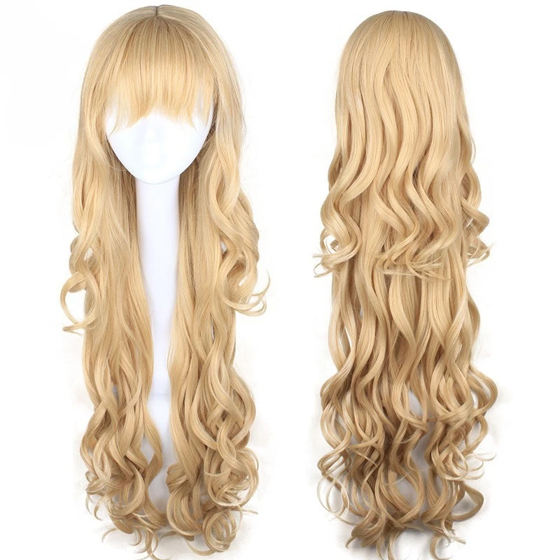 

Liangyan Wig Cosplay Wig Universal 80CM Thick Long Curly Hair Light Golden / Daily