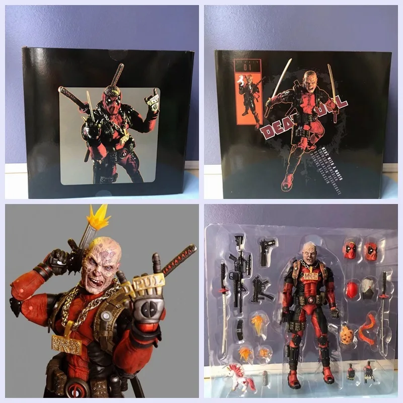 ML Legends Deadpool Action Figure Avengers X-Men DP Figuras ของเล่นอะนิเมะ GK รูปปั้น PVC มังงะตุ๊กตาของขวัญเด็ก