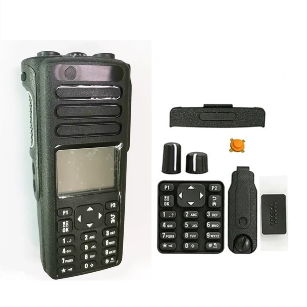 Walkie Talkie Replacement Housing Case With Speaker +LCD +Mainboard For DP4801e DGP8550e XPR7550e XiR P8668i Two Way Radio