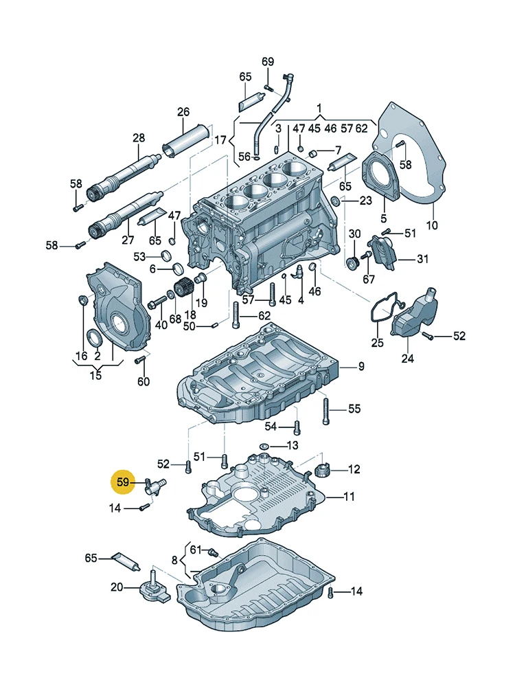 BOICY Oil Pressure Control Valve for Passat CC Jetta Sharan Golf A3 A4 A5 A6 Q3 Q5 Octivia 06H115243K 06H115243F 06H115243L