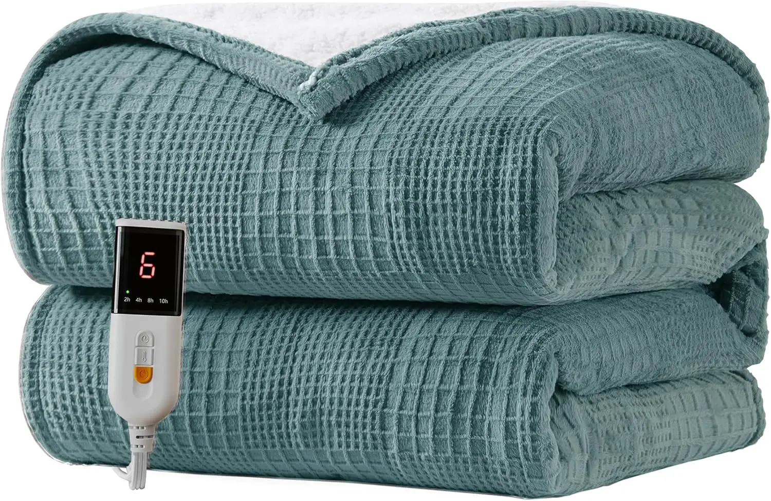 

Electric Heated Throw Blanket 50x60 Inch with 9 Heat Settings, Auto-Off Timer, ETL Certified, Machine Washable