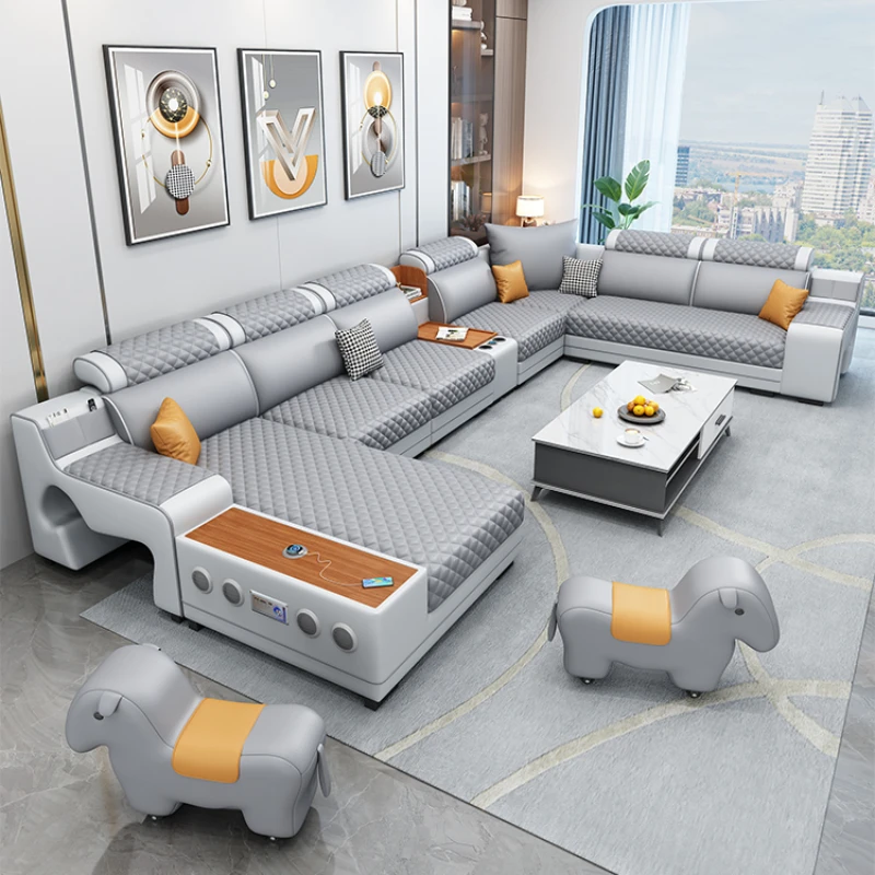 

Reclining Modern Living Room Sofas Fancy Designer Lounge Lazy Sofa Floor Loveseat Divano Apartment Furniture