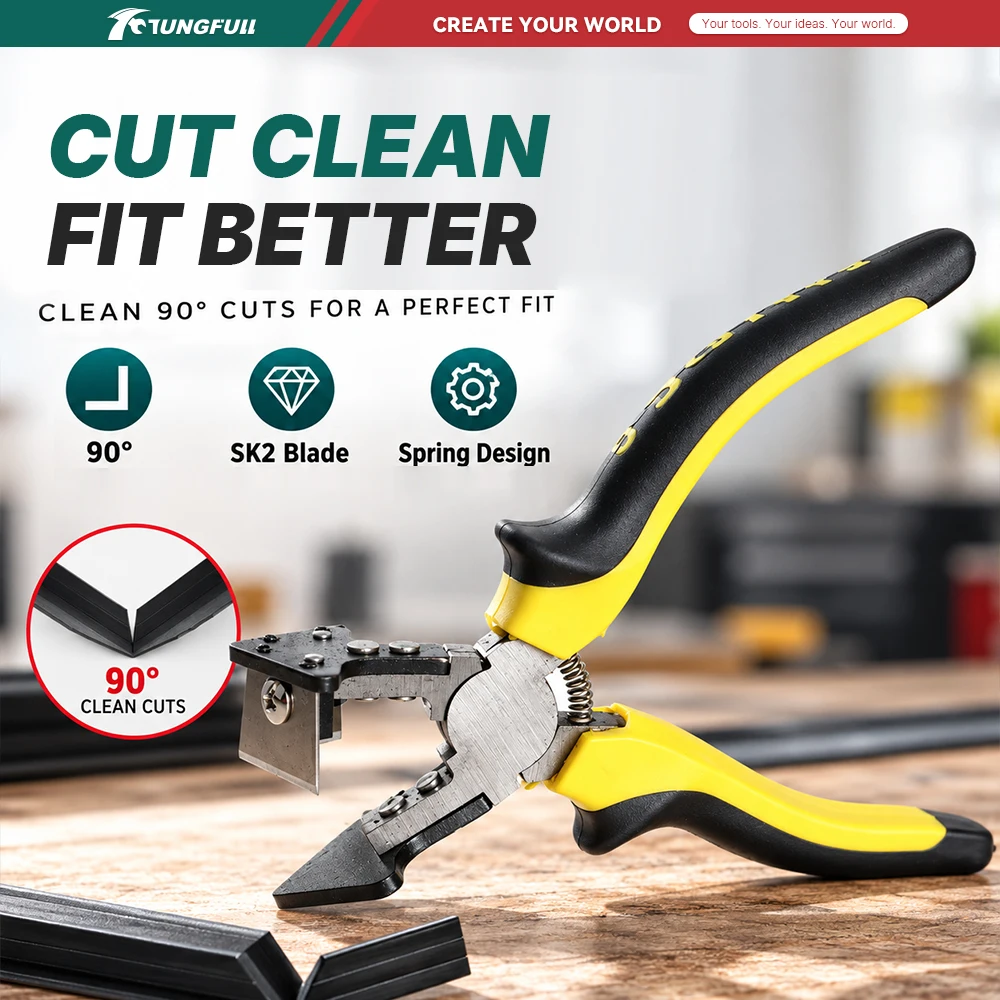 90 Degree V‑Notch Seal Strip Cutting Pliers V‑Shaped Sealant Scissors For Aluminum Door Window Rubber Gasket Trimming