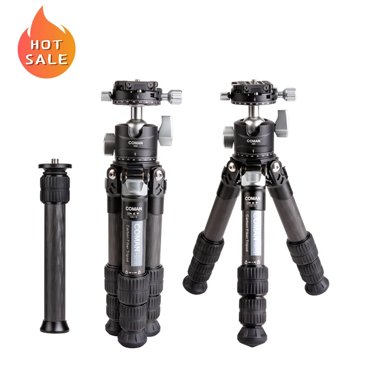 Zhongshan Portable TSC12A30 CNC Precision Wholesale Professional Carbon Fiber Tripod For Dslr Camera New Product