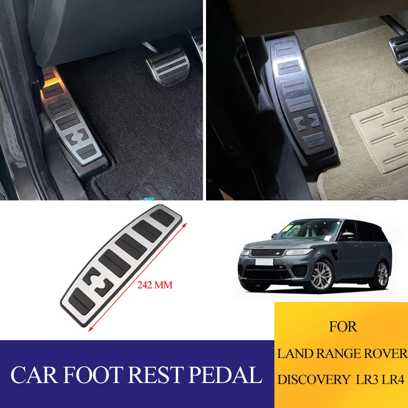 Car Pedals For Land Rover Discovery 3 4 Lr3 Lr4 Range Rover Sport 2008-2013 Foot Rest Pedal Protection Cover Accessories