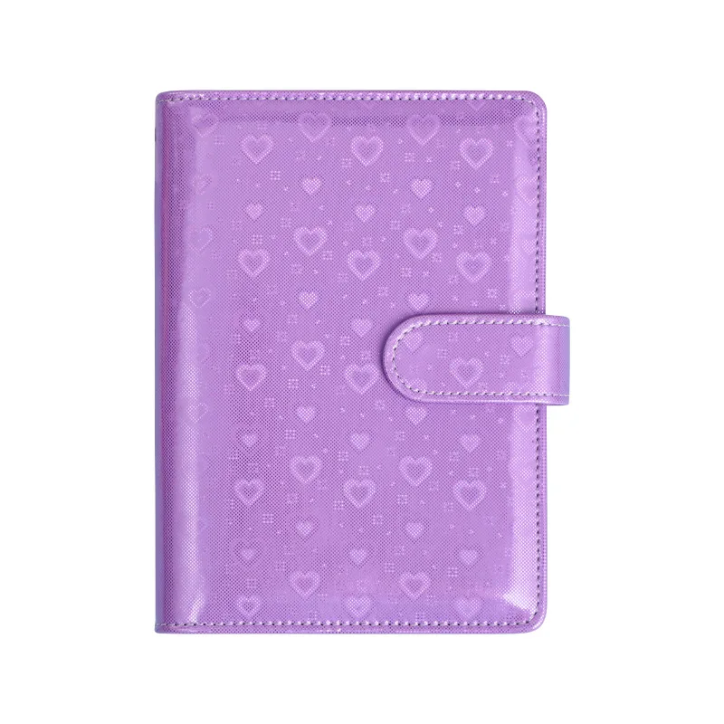 Heart Pink Blue Budget Planner Binder With 8Pcs Zipper Envelopes Cash Envelopes For Budgeting Money Organizer Binder