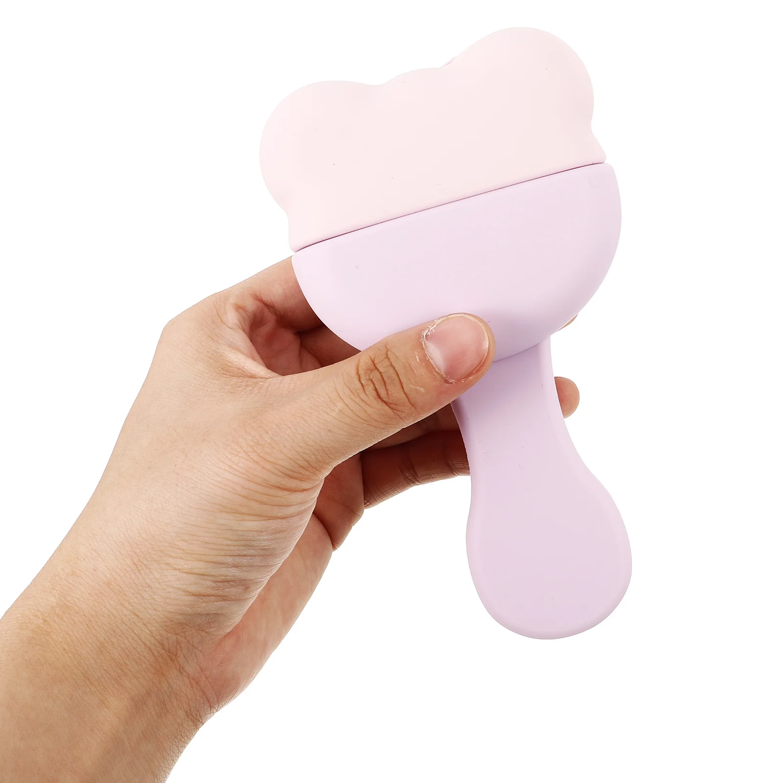 얼음 마사지 롤러 실리카겔 곰 모양 얼굴 스킨케어 도구 얼굴 눈 부기 완화 스킨케어 액세서리