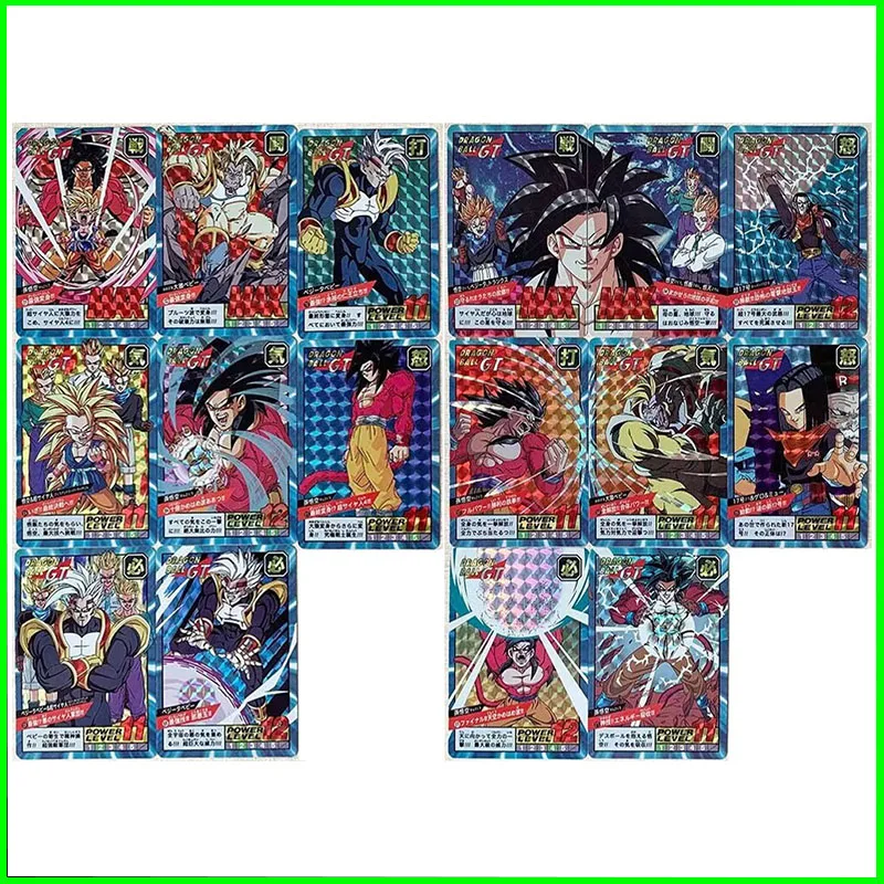 Dragon Ball Collectible Cards Boys Games Toys Table Games Birthday Gifts DIY Anime Ox-King Pilaf Rem Miku Premium Flash Cards