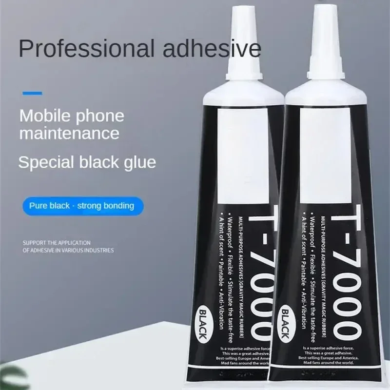 ZEXEF T7000 15ML 25ML 50ML 110ML Black Glue for Cell Phones Repair Paint Contact Adhesive T-7000 Glass Plastic Universal DIY