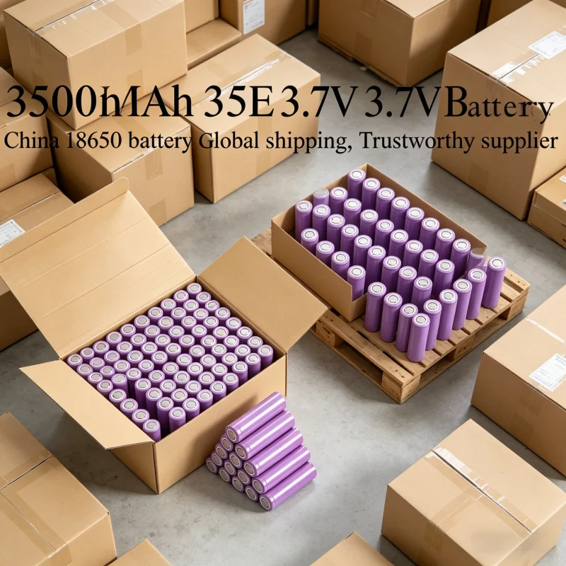 

3.7V High Power 25A 18650 Battery 3500mAh - Rechargeable Explosion-Proof Li-ion Cell for Daily & Industrial Power Tool Applicati