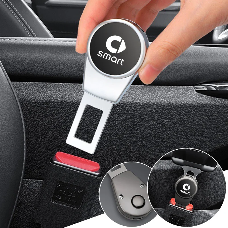 Car Seat Belt Clips Extender Safety Seatbelt Lock Buckle Plug For Mercedes Benz Smart Fortwo 453 Forfour 2015 2016 2017 TWB1G767