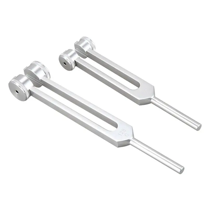 A99I-24Pcs 128Hz 256Hz 512Hz 1024Hz 2048Hz 4096Hz Tuning Fork With Hammer For Tuning Fork Kit Healing Sound Vibration Tool