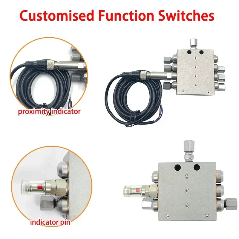 Fettschmierverteiler SSV-Trennventil Progressive Fettverteilerblock des Schmiersystems