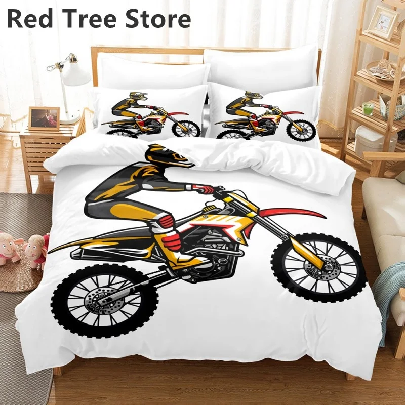 Red Racing Car 3D Kids Boy Bedding Set F1 Game Racer Printing Duvet Cover 2/3pcs Bedclothes with Pillowcase Twin Full Bedspread