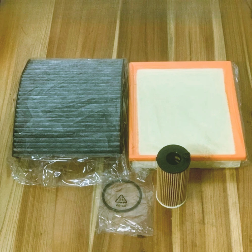 Juego  filtros  3 uds para 118i 220i 218i 318i F20 F22 F23 F30/LCI 1.5T 2017 cabina  motor AC Air 11428575211 piezas  repuesto