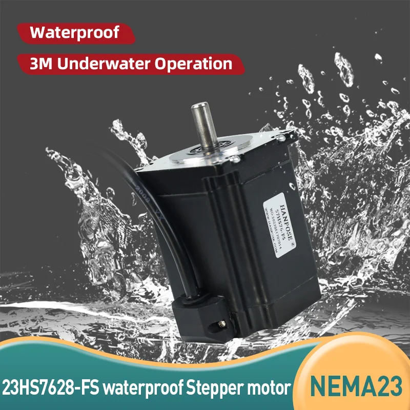 

1PCS captive 4-lead 23HS7628S-FS 76mm motor 2.8A 1.8N.M for Motor in automatic feeder Nema23 Step Motor Waterproof motor