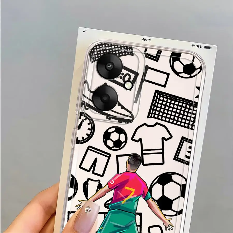 Casing Ponsel untuk Xiaomi Mi 11T Pro 11 Lite Penutup Ponsel Lembut Kartun Sepak Bola Olahraga Keren